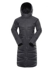 Alpine Pro Płaszcz zimowy "Golena" w kolorze antracytowym rozmiar: M. Czarne płaszcze Alpine Pro, na zimę, m, bez wzorów, z puchu, bez kaptura. Za 483.17 zł.