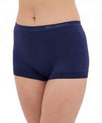 Bokserki damskie classic z wełną Brubeck COMFORT MERINO. Czarne bokserki damskie Brubeck, bez wzorów, z dzianiny. Za 61.99 zł.