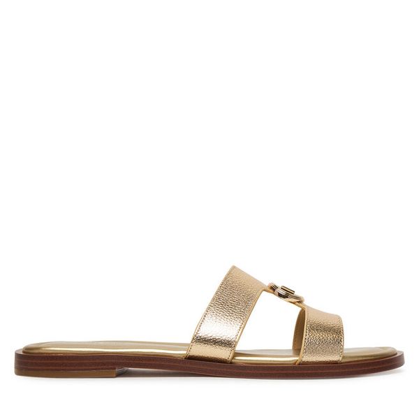 Klapki MICHAEL Michael Kors. Żółte klapki MICHAEL Michael Kors, bez wzorów, bez obcasa, bez zapięcia. Za 529.99 zł.