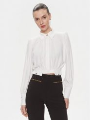 Elisabetta Franchi Koszula CA-T25-41E2-V350 Biały Regular Fit. Białe koszule Elisabetta Franchi, bez wzorów, z wiskozy, bez kołnierzyka, bez ramiączek. Za 1,969.00 zł.