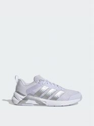 Adidas Buty na siłownię Dropset Control Training Shoes KJ9167 Fioletowy jasny. Fioletowe buty treningowe adidas, bez wzorów, z materiału, bez zapięcia, na fitness i siłownię. Za 398.99 zł.