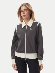 EA7 Emporio Armani Bluza 7W001328 AF25623 U8117 Szary Regular Fit. Szare bluzy EA7 Emporio Armani, l, bez wzorów, z bawełny, bez kaptura. Za 714.99 zł.