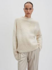 Someday Sweter w kolorze beżowym rozmiar: S. Brązowe swetry someday., s, bez wzorów, z wełny, bez ramiączek. Za 208.99 zł.