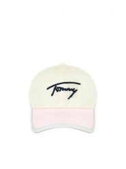 Tommy Jeans Czapka | AW0AW14605LXW | Kobieta | Zielony, Różowy. Czerwone czapki z daszkiem Tommy Jeans, bez wzorów, z jeansu, eleganckie. W wyprzedaży za 149.00 zł.