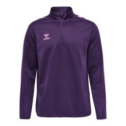 Bluza do piłki ręcznej dla dorosłych Hummel hml CORE XK. Fioletowe bluzy Hummel, s, bez wzorów, sportowe, bez ramiączek, bez kaptura. Za 233.00 zł.