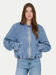 ONLY Kurtka jeansowa Niki 15362884 Niebieski Relaxed Fit. Niebieskie kurtki ONLY, xl, bez wzorów, z bawełny, bez kaptura. Za 299.99 zł.