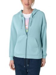 Timezone Bluza w kolorze błękitnym rozmiar: XS. Niebieskie bluzy z kapturem Timezone, xs, bez wzorów, bez kaptura. Za 78.66 zł.