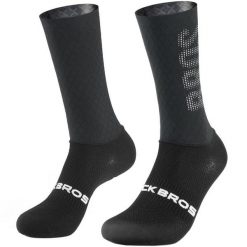 Skarpetki rowerowe dla dorosłych kompresyjne Rockbros RB9006 aero. Czarne skarpetki ROCKBROS, bez wzorów. Za 69.00 zł.