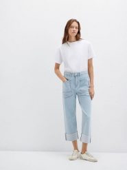 MAVI Dżinsy "Anya" - Comfort fit - w kolorze błękitnym rozmiar: W27. Niebieskie jeansy Mavi, bez wzorów, z podwyższonym stanem. Za 159.95 zł.