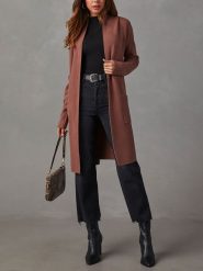 LA Angels Kardigan w kolorze jasnobrązowym rozmiar: XL. Brązowe swetry LA Angels, xl, bez wzorów, bez ramiączek. Za 173.99 zł.