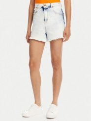 Versace Jeans Couture Szorty jeansowe 78HAD51R Niebieski Straight Fit. Niebieskie szorty Versace Jeans Couture, bez wzorów, z bawełny. Za 1,149.00 zł.