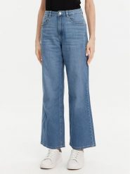Tom Tailor Jeansy 1043509 Niebieski Wide Leg. Niebieskie jeansy Tom Tailor, bez wzorów, z bawełny. Za 199.99 zł.