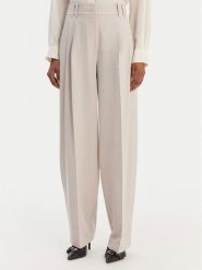 Patrizia Pepe Spodnie materiałowe 8P0794/A498-S748 Szary Regular Fit. Szare spodnie materiałowe Patrizia Pepe, bez wzorów, z materiału. Za 1,249.00 zł.