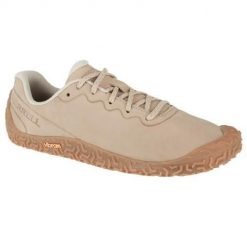 Buty do biegania damskie Merrell Vapor Glove 6 Ltr. Brązowe buty do biegania Merrell, bez wzorów, z gumy, bez zapięcia, do biegania. Za 735.00 zł.