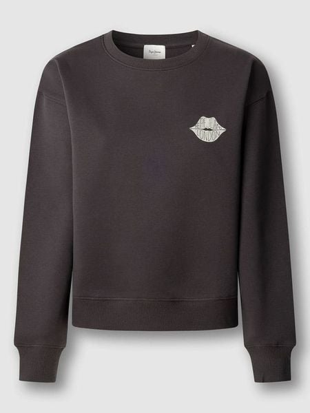 Pepe Jeans Bluza "Letha" w kolorze brązowym rozmiar: M. Brązowe bluzy Pepe Jeans, m, bez wzorów, z bawełny, bez kaptura. Za 140.86 zł.