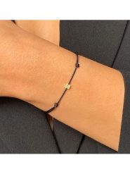 OR Carats Bransoletka z diamentem rozmiar: onesize. Czarne bransoletki OR Carats, z diamentem, złote. Za 347.99 zł.