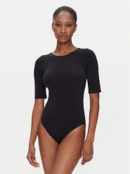 Wolford Body Berlin 75089 Czarny Slim Fit. Czarne body i gorsety Wolford, bez wzorów, z bawełny, bez ramiączek. Za 639.99 zł.