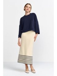 Rich & Royal Bluza w kolorze granatowym rozmiar: S. Niebieskie bluzy Rich & Royal, s, bez wzorów, bez ramiączek, bez kaptura. Za 324.95 zł.