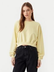 ONLY Bluza Bella 15341904 Żółty Regular Fit. Żółte bluzy ONLY, xs, bez wzorów, z bawełny, bez kaptura. Za 69.99 zł.