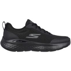 Buty sportowe damskie Skechers Go Run Lite Inerti. Czarne buty sportowe lifestyle Skechers, bez wzorów, sportowe, bez zapięcia. Za 390.00 zł.