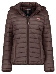 Geographical Norway Kurtka pikowana "Atika" w kolorze brązowym rozmiar: XL. Brązowe kurtki Geographical Norway, xl, bez wzorów, bez kaptura. Za 172.95 zł.