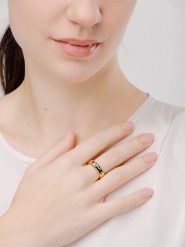 Pandora Pozłacany pierścionek rozmiar: 56. Żółte pierścionki Pandora, pozłacane. Za 369.82 zł.