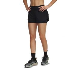 Spodenki do biegania damskie Under Armour Launch Pro 3" 2IN1. Czarne szorty Under Armour, bez wzorów, sportowe. Za 155.99 zł.