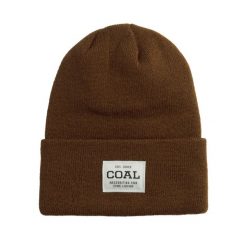 Czapka zimowa COAL UNIFORM light brown. Brązowe czapki zimowe COAL, bez wzorów, sportowe. Za 29.00 zł.