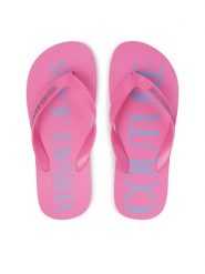 Versace Jeans Couture Japonki 80VA3SQ7 ZSS81 Różowy. Czerwone japonki Versace Jeans Couture, bez wzorów, z jeansu. Za 249.99 zł.