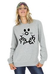 WOOOP Bluza w kolorze szarym rozmiar: S. Szare bluzy Wooop, s, bez wzorów, bez kaptura. Za 110.55 zł.