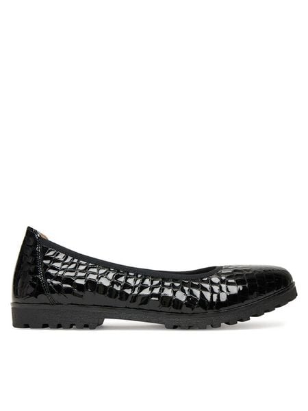 Caprice Baleriny 9-22151-45 Czarny. Czarne baleriny Caprice, bez wzorów, ze skóry, bez obcasa, bez zapięcia. Za 183.99 zł.