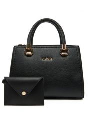 Liu Jo Torebka S Satchel AA5163 E0058 Czarny. Czarne torebki klasyczne Liu Jo, bez wzorów, ze skóry, bez dodatków. Za 509.99 zł.