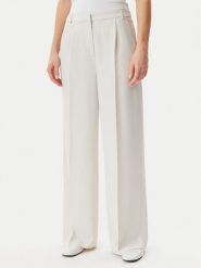 Calvin Klein Spodnie materiałowe Travel Twill K20K208214 Szary Wide Leg. Szare spodnie materiałowe Calvin Klein, bez wzorów, z materiału. Za 399.99 zł.