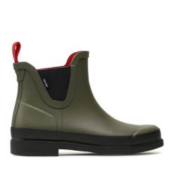 Kalosze Tretorn. Zielone kalosze Tretorn, bez wzorów, bez zapięcia. Za 249.99 zł.