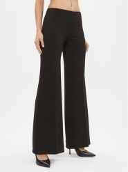 Rinascimento Spodnie materiałowe CFC0114972003 Czarny Wide Leg. Czarne spodnie materiałowe Rinascimento, bez wzorów, z materiału. Za 209.99 zł.