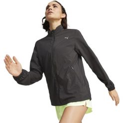 Kurtka Puma RUN FAVORITE WOVEN JACKET, Kobiety. Czarne kurtki do biegania Puma, xs, bez wzorów, z poliesteru, bez kaptura, do biegania. Za 290.00 zł.