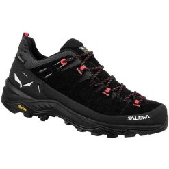 Buty trekkingowe damskie Salewa Alp Trainer 2 Gtx. Czarne buty trekkingowe Salewa, z materiału, bez zapięcia. Za 1,034.00 zł.