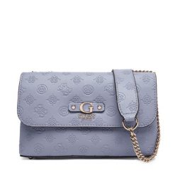 Torebka Guess. Niebieskie torebki klasyczne Guess, z aplikacjami, klasyczne, bez dodatków. Za 589.99 zł.