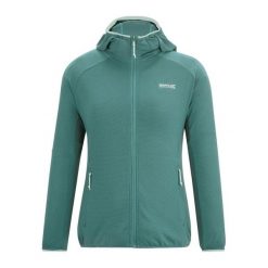 Damska Bluza Polarowa Huntdale Fleece Jacket. Zielone bluzy bez kaptura Regatta, na zimę, bez wzorów, z polaru, bez kaptura, trekkingowe. Za 160.99 zł.