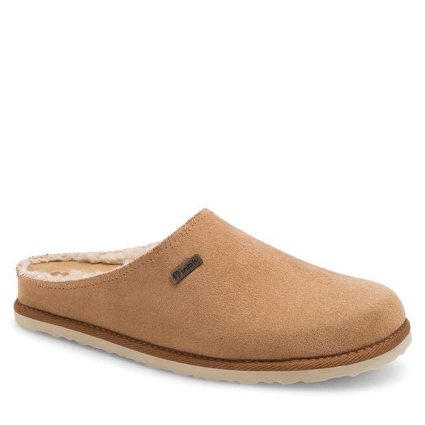 Kapcie Inblu. Brązowe kapcie Inblu, bez wzorów. Za 119.99 zł.