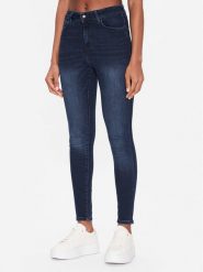 Mustang Jeansy Georgia 1013576 Granatowy Super Skinny Fit. Niebieskie jeansy Mustang, bez wzorów, z bawełny. Za 289.99 zł.