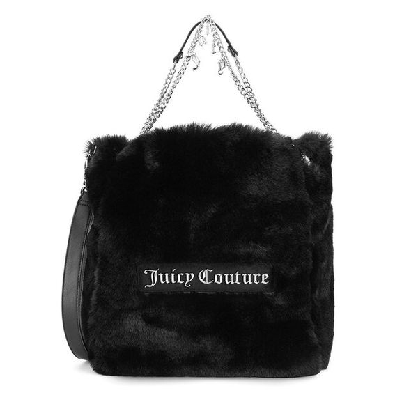 Torebka Juicy Couture. Czarne torebki klasyczne Juicy Couture, bez wzorów, klasyczne, bez dodatków. Za 439.99 zł.