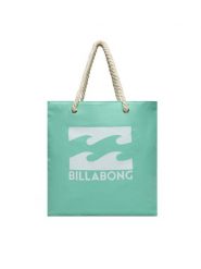 Billabong Torebka BLB-B-001-07 Turkusowy. Niebieskie shopper bag Billabong, bez wzorów, z materiału, bez dodatków. Za 99.99 zł.