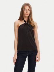 Marciano Guess Top 5YGP04 6259A Czarny Slim Fit. Czarne topy Marciano Guess, s, z aplikacjami, z syntetyku, bez kołnierzyka, bez ramiączek. Za 429.99 zł.
