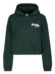 Sublevel Bluza w kolorze ciemnozielonym rozmiar: XL. Zielone bluzy Sublevel, xl, bez wzorów, bez ramiączek, z kapturem. Za 140.53 zł.