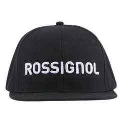 Czapka typu snapback Rossignol Corporate. Czarne czapki z daszkiem Rossignol, bez wzorów. Za 247.50 zł.