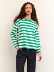 Karen by Simonsen Bluzka Gio 10104205 Zielony Relaxed Fit. Zielone bluzki Karen by Simonsen, s, bez wzorów, z bawełny, bez kołnierzyka, bez ramiączek. Za 129.99 zł.