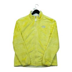 Second life - Kurtka polarowa The North Face - Jak nowy. Żółte kurtki The North Face, bez wzorów, z polaru, sportowe, bez kaptura. Za 241.07 zł.