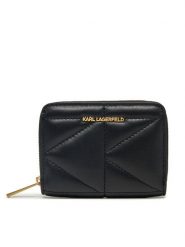 KARL LAGERFELD Portfel damski A1W32064 Czarny. Czarne portfele KARL LAGERFELD, bez wzorów, ze skóry. Za 339.99 zł.