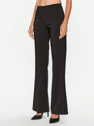 Rinascimento Spodnie materiałowe CFC0115593003 Czarny Relaxed Fit. Czarne spodnie materiałowe Rinascimento, bez wzorów, z materiału. Za 279.99 zł.
